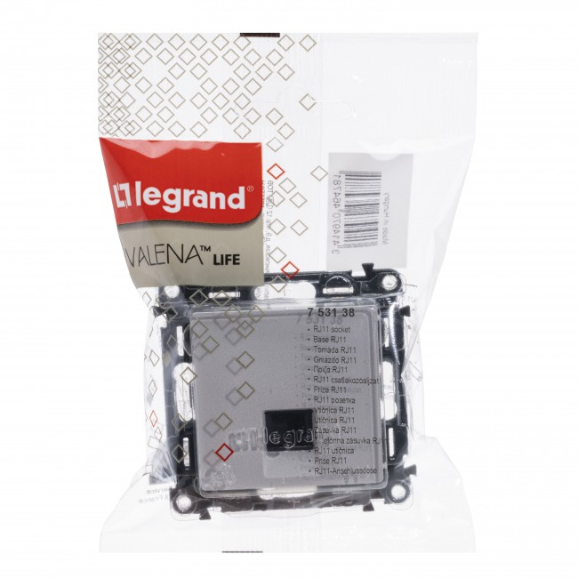 Priza RJ11 conectare rapida Legrand Valena Life alb 753138 [2]