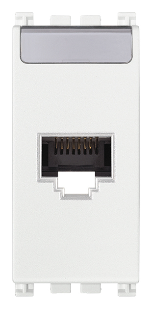 Priza RJ45 FTP Cat6 1M Vimar Arke alb 19339.14.B [1]