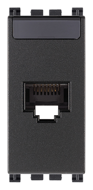 Priza RJ45 FTP Cat6 1M Vimar Arke gri antracit 19339.14 [1]