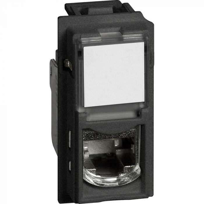 Priza RJ45 FTP CAT6E 1M Living Now Bticino negru KG4279C6F [1]