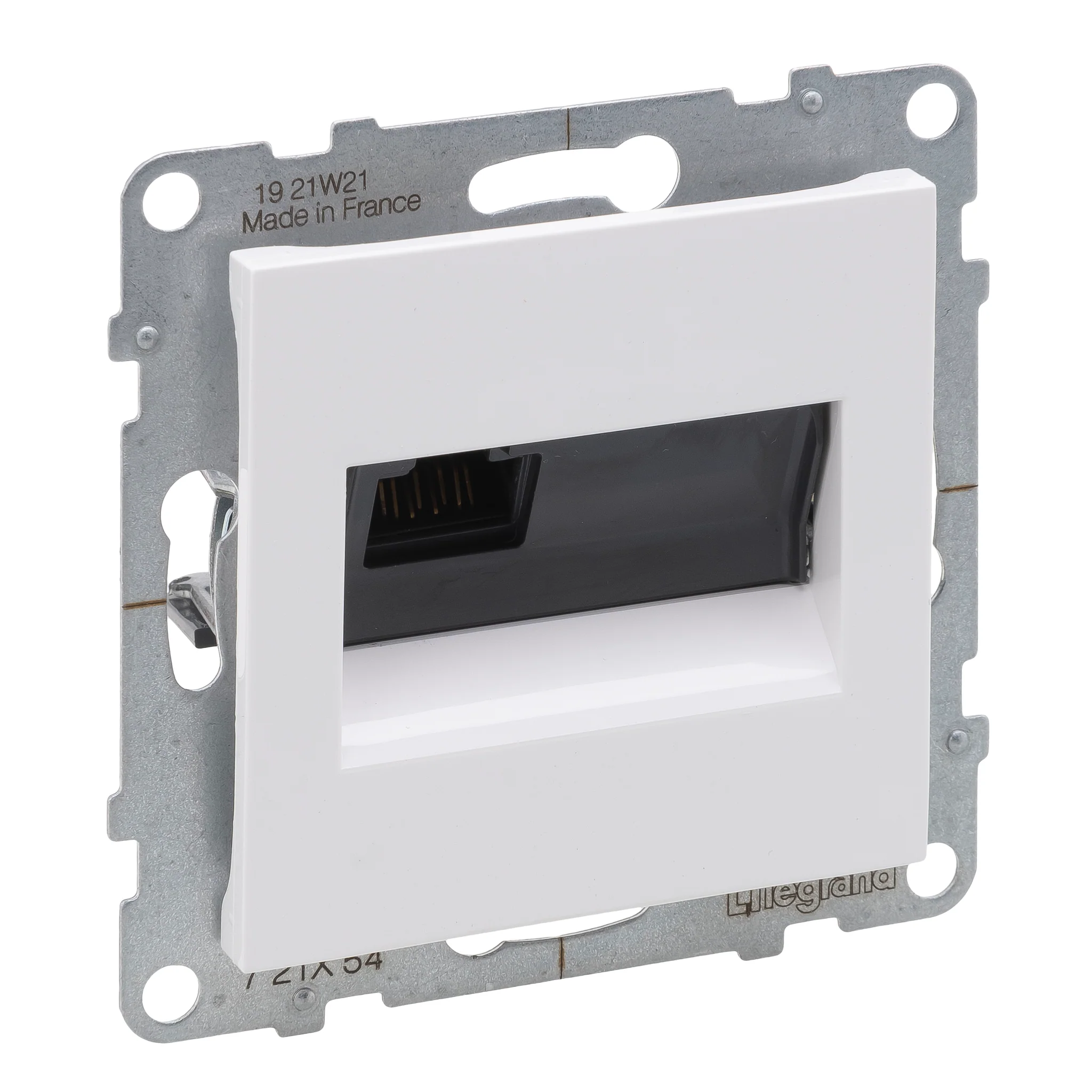 Priza RJ45 STP CAT6A Legrand Suno alb 721154 [1]