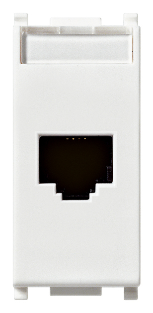 Priza RJ45 UTP Cat5 1M Vimar Plana alb 14339.11 [1]