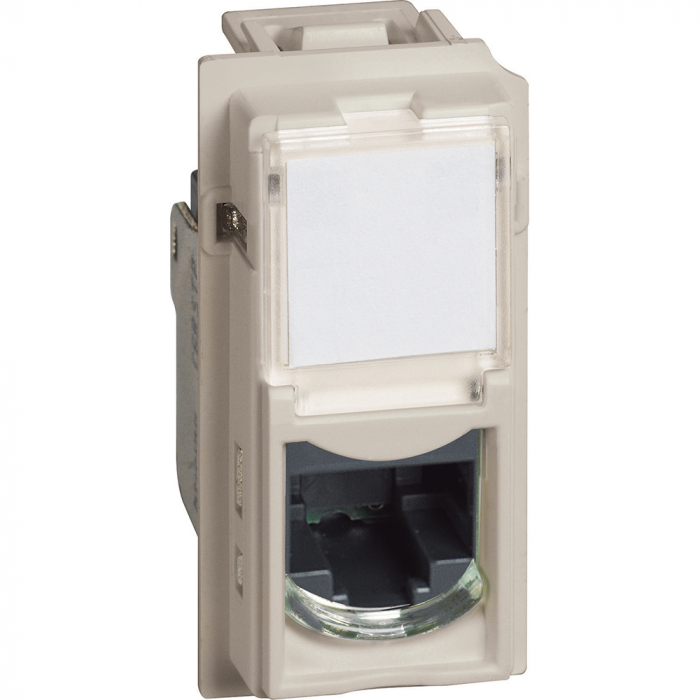 Priza RJ45 UTP CAT5E 1M Living Now Bticino nisip KM4279C5E [1]