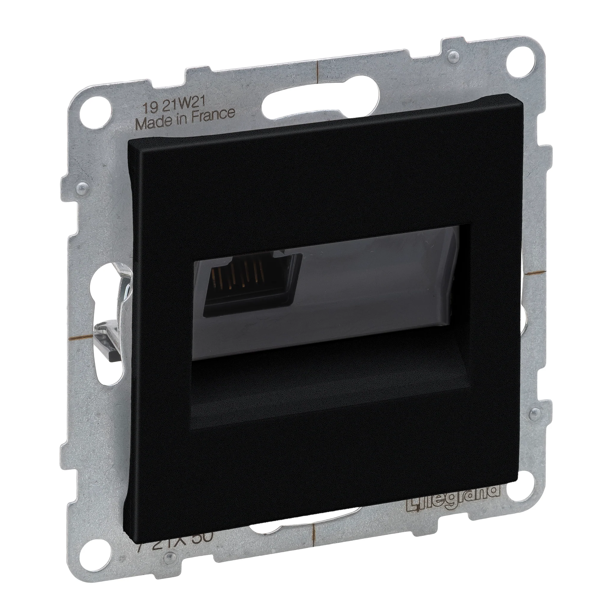 Priza RJ45 UTP CAT5E Legrand Suno negru 721450 [1]