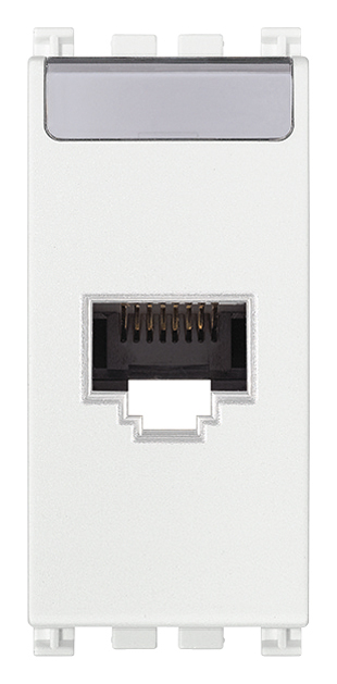 Priza RJ45 UTP Cat6 1M Vimar Arke alb 19339.13.B [1]
