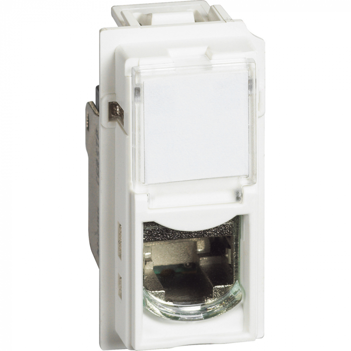 Priza RJ45 UTP CAT6E 1M Living Now Bticino alb KW4279C6 [1]