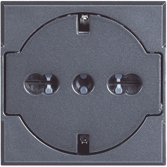 Priza schuko plata 2M Axolute Bticino antracit HS4140/16F [1]