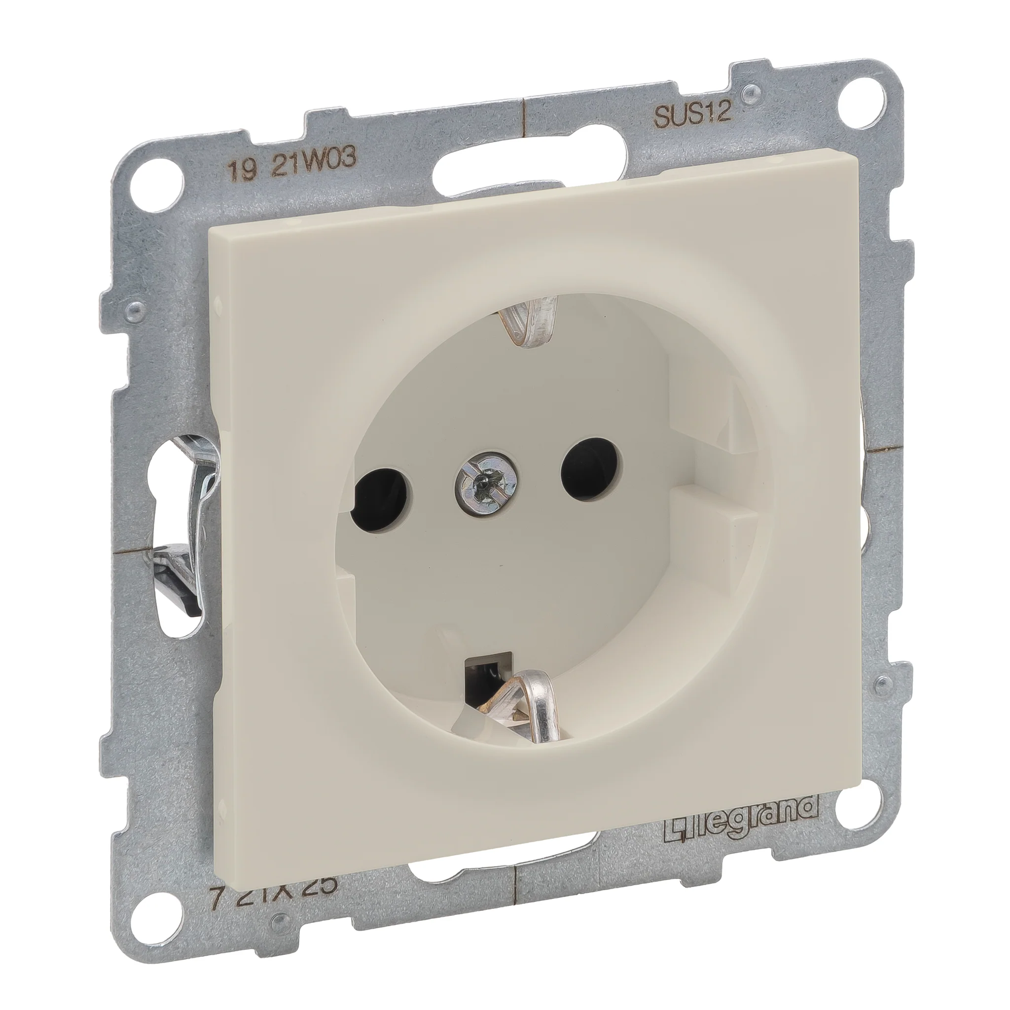 Priza schuko simpla 2P+T borne surub Legrand Suno ivoar 721225 [1]