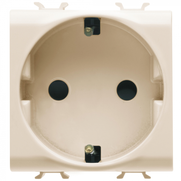 Priza schuko standard german 2M Gewiss Chorus Ivory GW11241 [1]