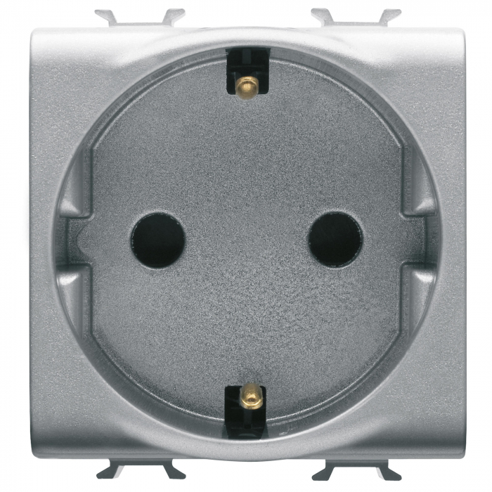 Priza schuko standard german 2M Gewiss Chorus titan GW14241 [1]
