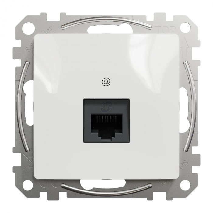 Priza simpla RJ45 UTP CAT5E  Schneider Sedna alb SDD111451 [2]