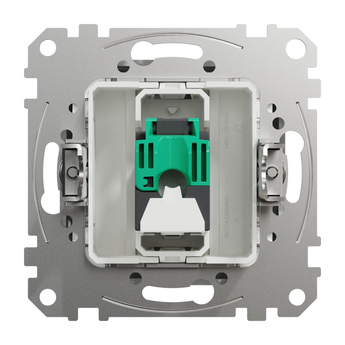 Priza simpla RJ45 UTP CAT5E  Schneider Sedna aluminiu SDD113451 [3]