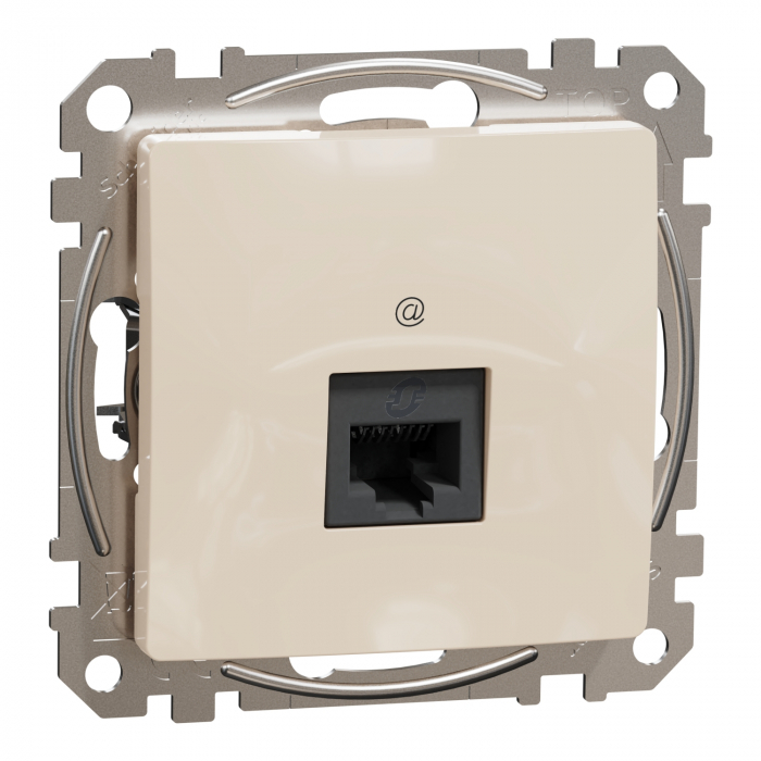 Priza simpla RJ45 UTP CAT6  Schneider Sedna bej SDD112461 [1]