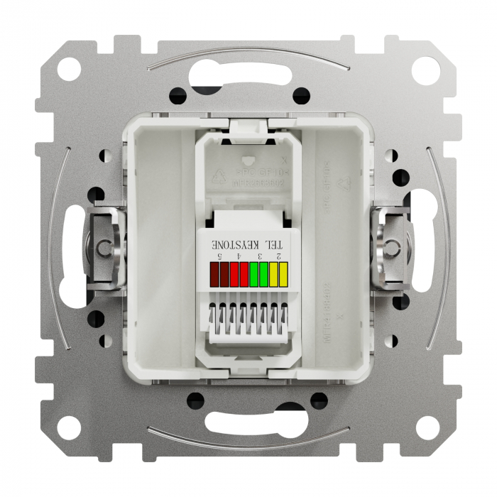 Priza simpla telefon RJ11 Schneider Sedna antracit SDD114491 [3]