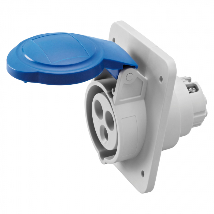 Priza ST unghi 10° 2P+E 32A Gewiss 230V GW62216H [1]
