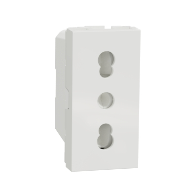 Priza Standard Italian 1M Schneider Noua Unica alb NU302318 [1]
