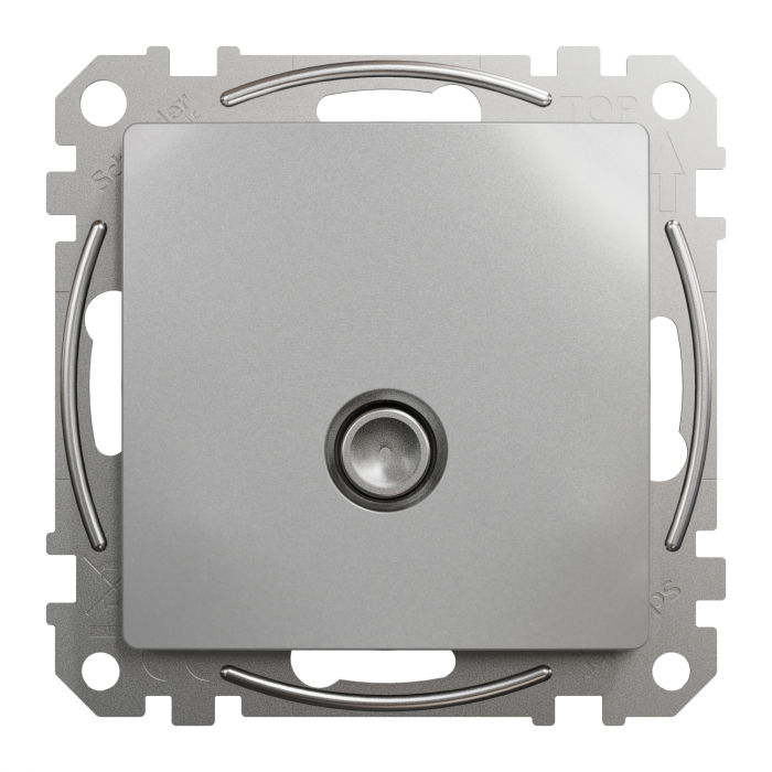Priza TV capat 4 dB Schneider Sedna aluminiu SDD113471 [2]