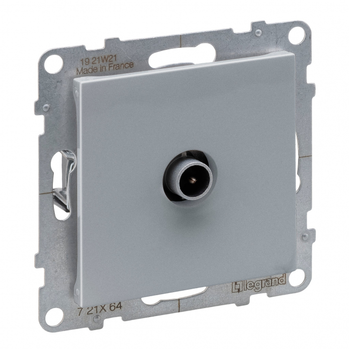 Priza TV de capat tata Legrand Suno aluminiu 721364 [1]