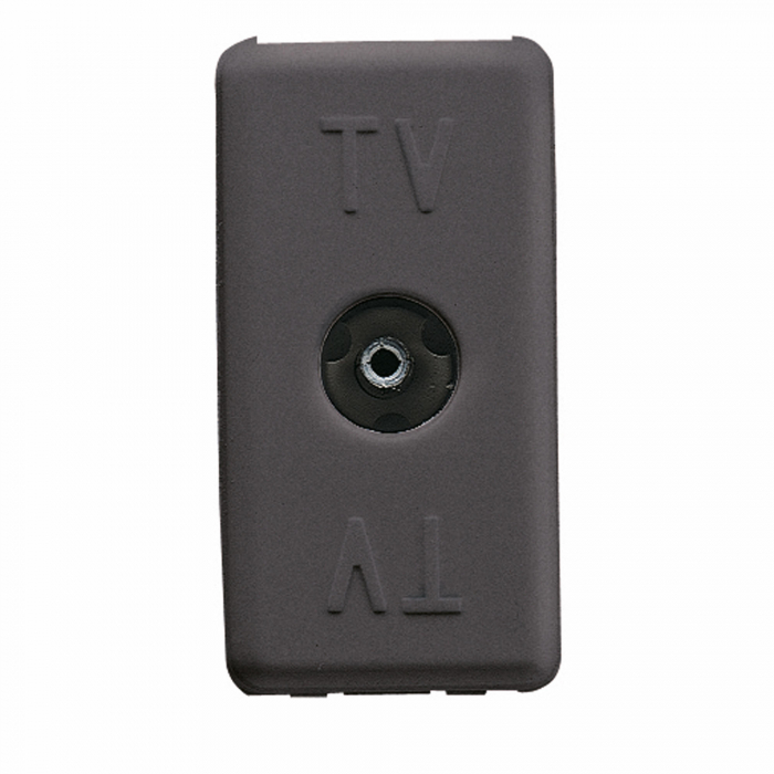 Priza TV de trecere 1M Gewiss System negru GW21229 [1]