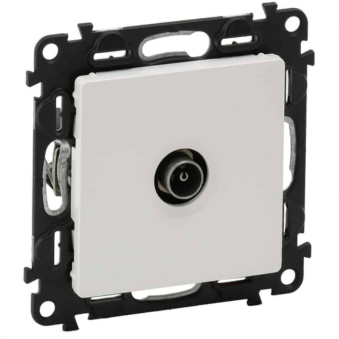 Priza TV de trecere tata Legrand Valena Life alb 753161 [1]