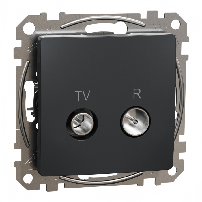 Priza TV/R capat 4 dB Schneider Sedna antracit SDD114471R [2]