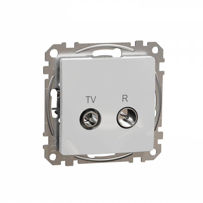 Priza TV/R trecere 10 dB Schneider Sedna aluminiu SDD113478R [1]