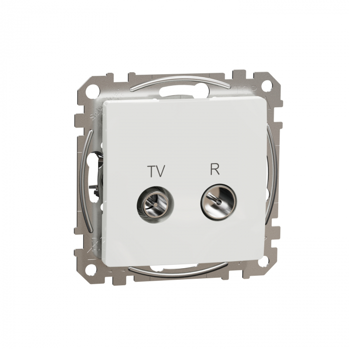 Priza TV/R trecere 7 dB Schneider Sedna alb SDD111474R [1]