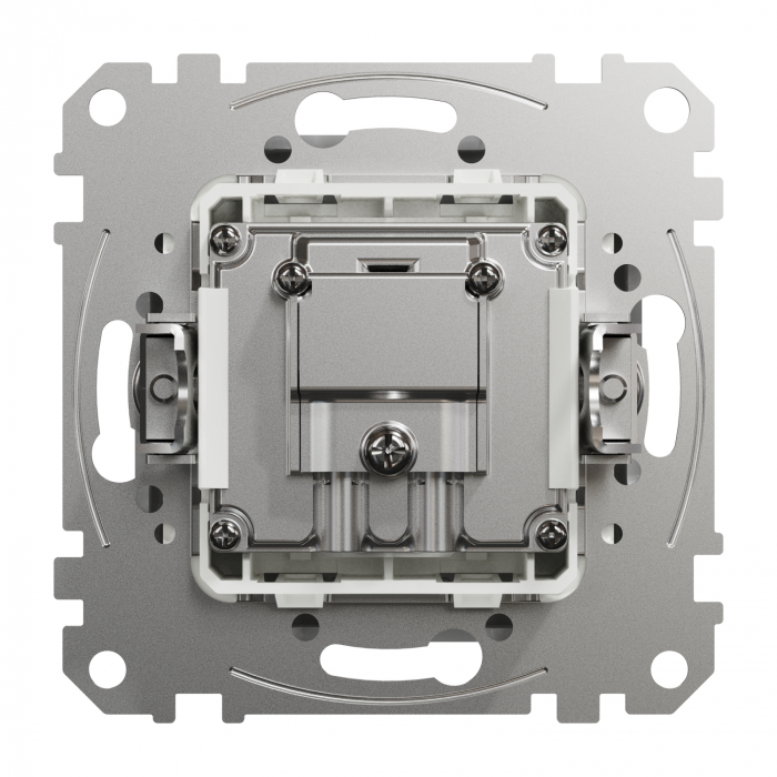 Priza TV/R trecere 7 dB Schneider Sedna aluminiu SDD113474R [3]
