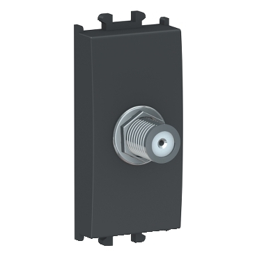 Priza TV tip F 1M Schneider Easy Styl negru LMR6128003 [1]