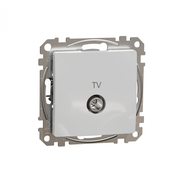 Priza TV trecere 10 dB Schneider Sedna aluminiu SDD113478 [1]