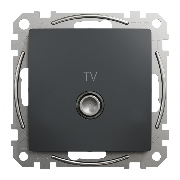 Priza TV trecere 10 dB Schneider Sedna antracit SDD114478 [1]