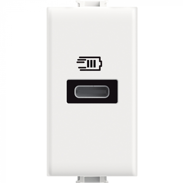 Priza USB 1M Tip C 5-9-12V 1M Matix Bticino alb AM4192C [1]