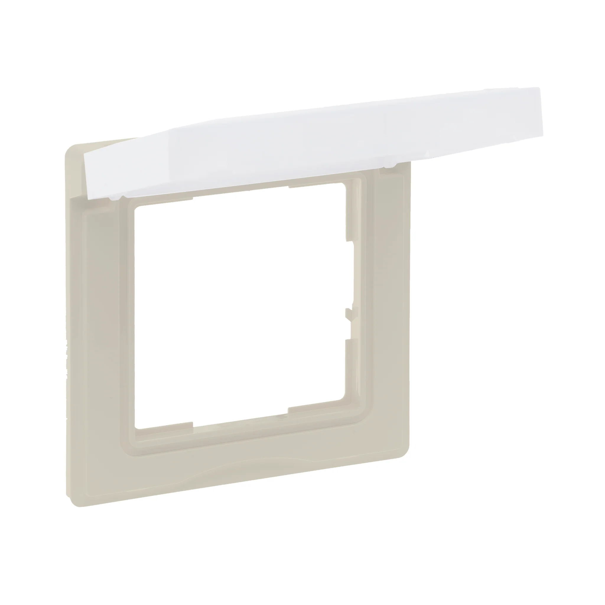 Rama ornament 1 post cu capac IP44 Legrand Suno ivoar 721244 [1]