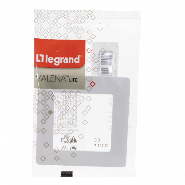 Rama ornament 1 post Legrand Valena Life alb 754001 [2]
