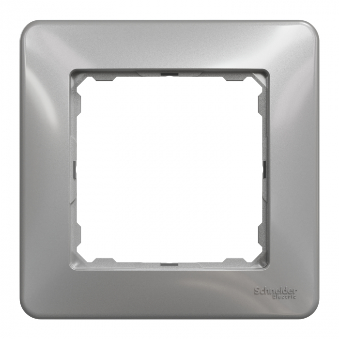 Rama Ornament 1 post Schneider Sedna aluminiu SDD313801 [2]