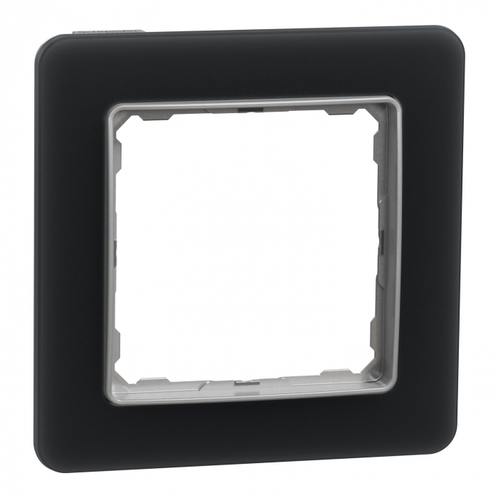 Rama Ornament 1 post Schneider Sedna sticla gri SDD362801 [1]