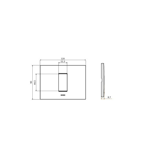 Rama Ornament 1M EGO Gewiss Chorus inox GW16001ST [2]