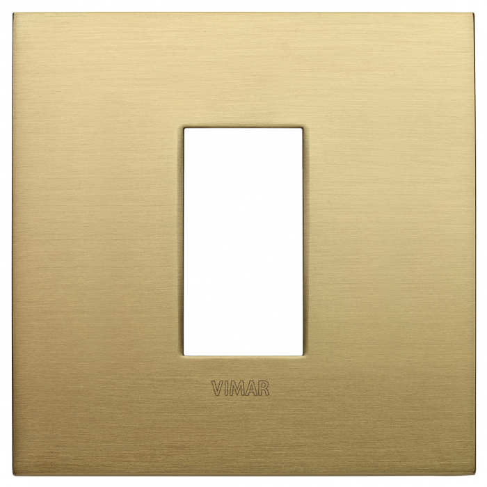 Rama Ornament 1M pentru doza de 2M metal Vimar Arke alama periata 19641.12 [1]