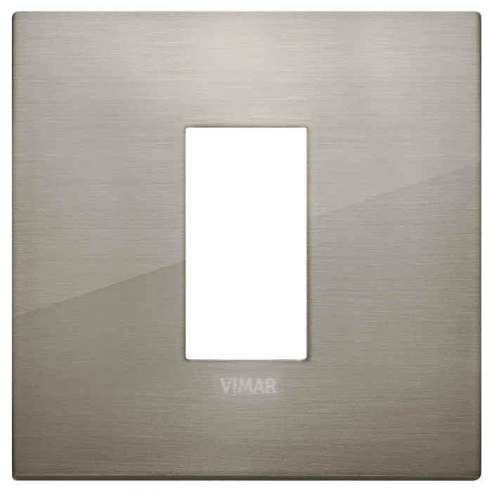 Rama Ornament 1M pentru doza de 2M metal Vimar Arke inox periat 19641.08 [1]