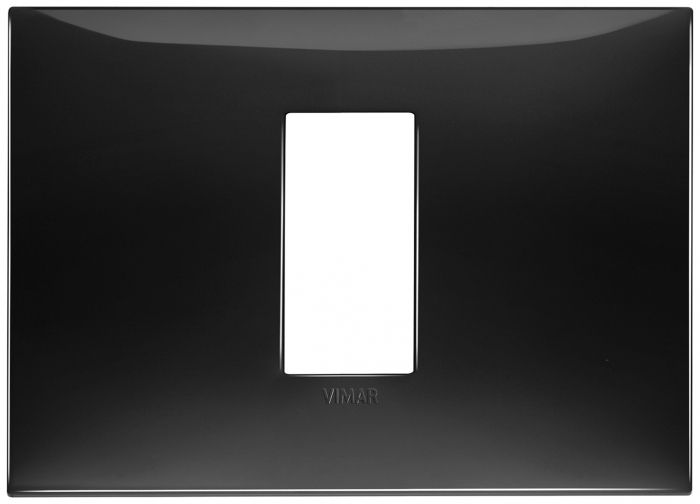 Rama Ornament 1M pt doza de 3M Vimar Neve negru 09671.04 [1]
