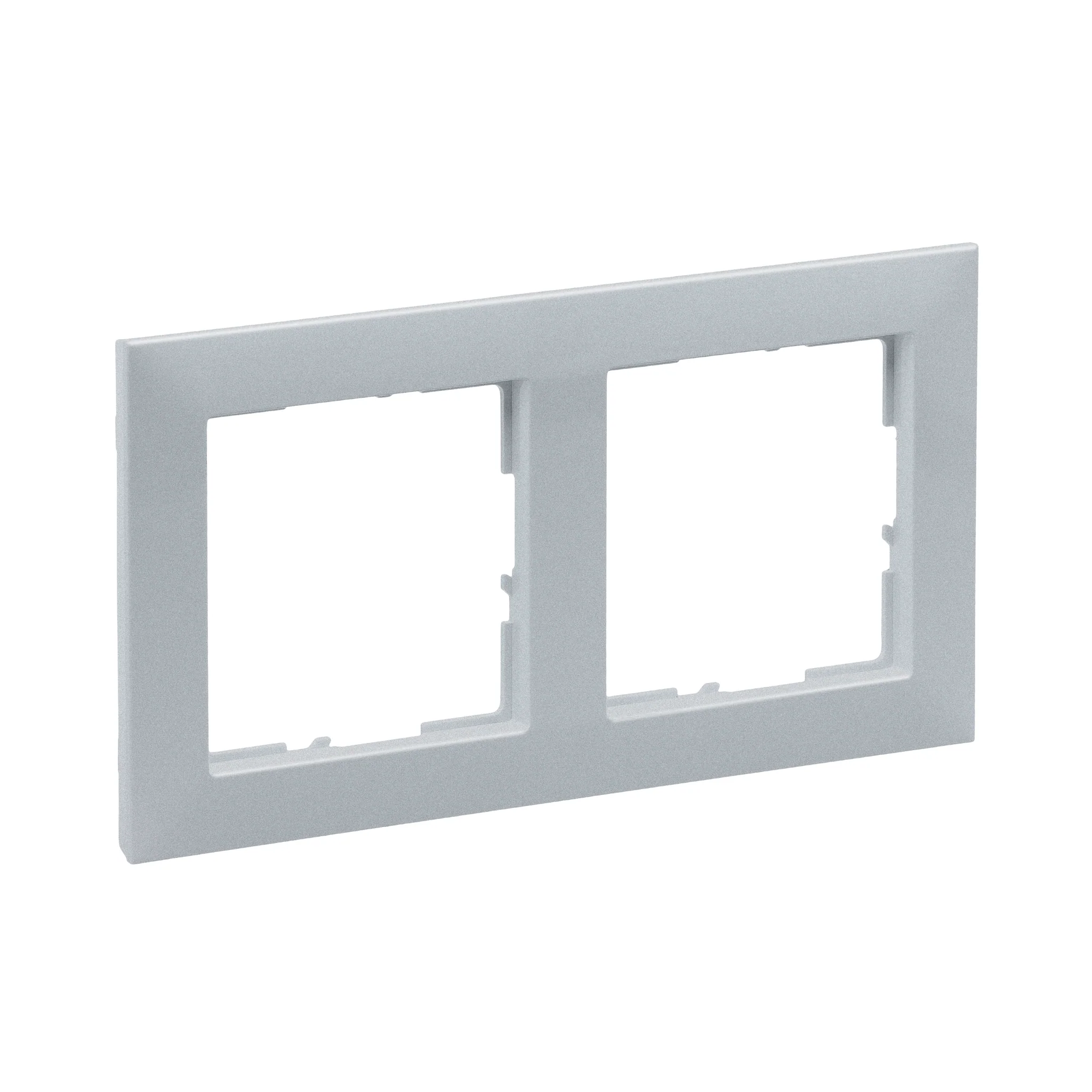 Rama ornament 2 posturi Legrand Suno aluminiu 721512 [1]
