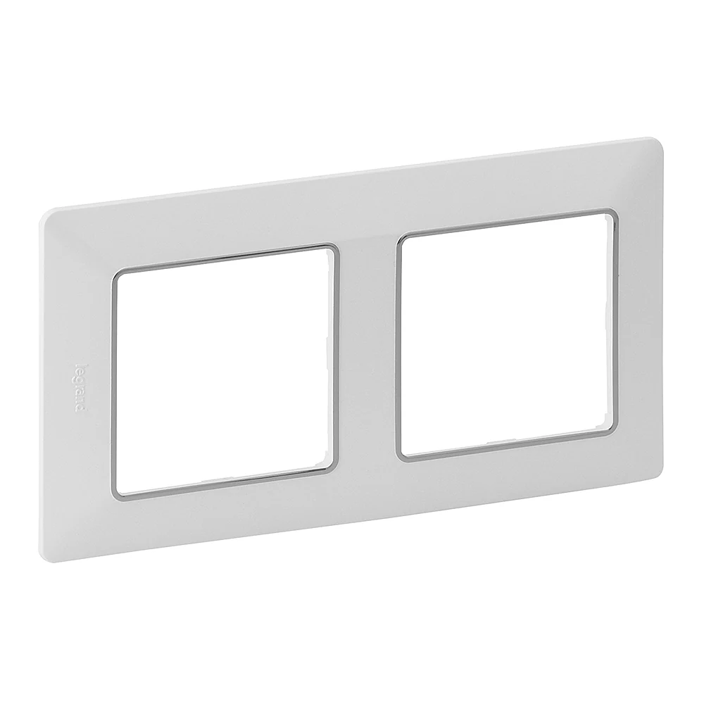 Rama ornament 2 posturi Legrand Valena Life alb/crom 754032 [1]