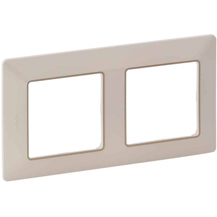 Rama ornament 2 posturi Legrand Valena Life ivoar/auriu 754062 [1]
