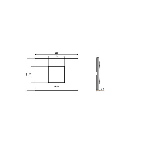Rama Ornament 2M EGO Gewiss Chorus inox GW16002ST [2]