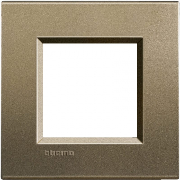 Rama Ornament 2M metal Living Light Bticino Square LNA4802SQ [1]