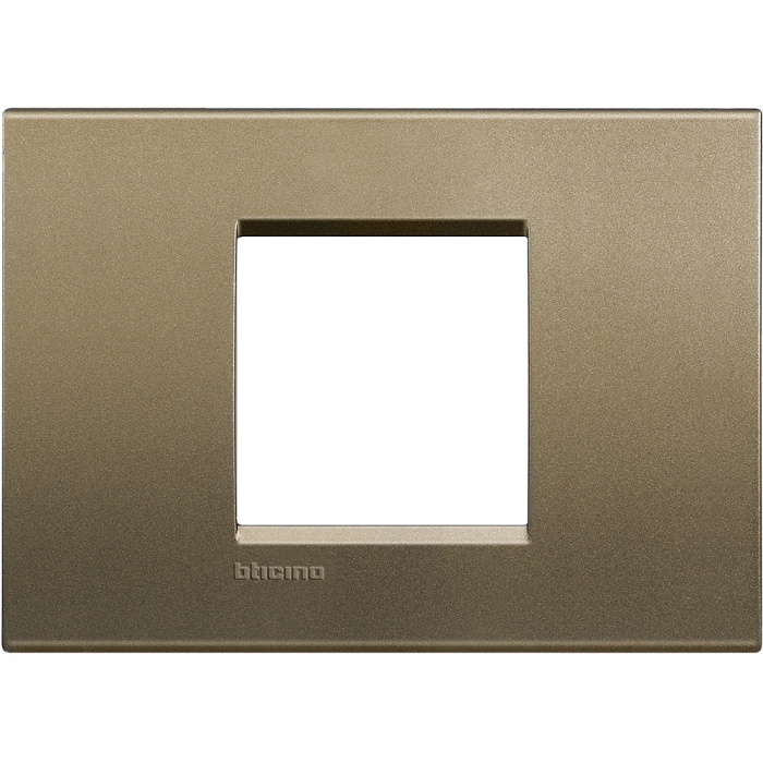 Rama Ornament 2M metal Living Light Bticino Square LNA4819SQ [1]