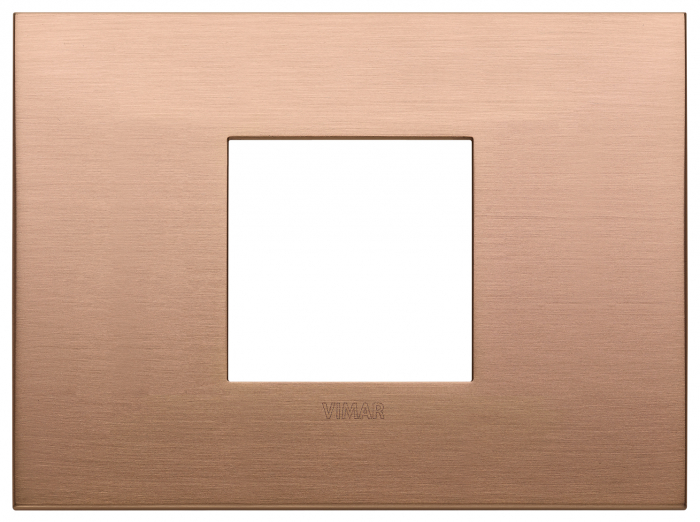 Rama Ornament 2M metal pentru doza de 3M Vimar Arke cupru periat 19652.11 [1]