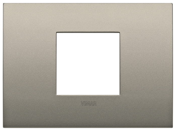 Rama Ornament 2M metal pentru doza de 3M Vimar Arke sampanie mata 19652.13 [1]