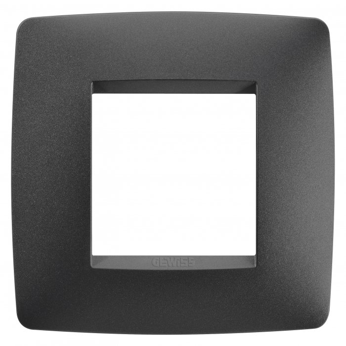 Rama Ornament 2M ONE Gewiss Chorus negru satinat GW16122VN [1]