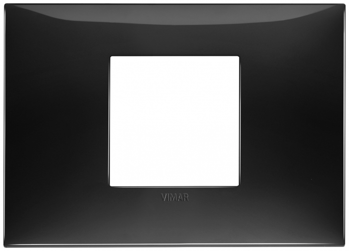 Rama Ornament 2M pt doza de 3M Vimar Neve negru 09672.04 [1]